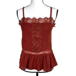 American Eagle Outfitters Rust Camisole